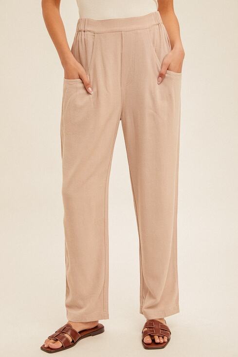Hem & Thread Pants - Relaxed Fit Snow Wash Pants